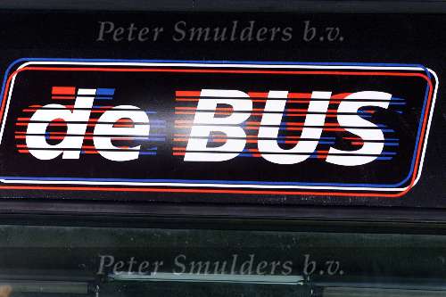 Hilversum 12 februari 2000
Vertrek van DE BUS en hun passagiers
Logo de Bus