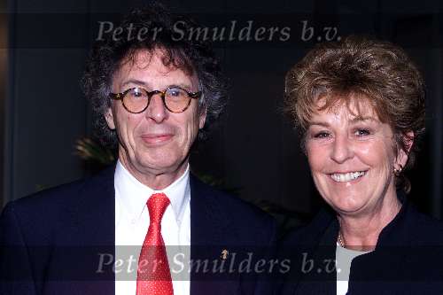 Amsterdam 21 februari 2000
Uitreiking van de Gouden Harpen in de Rai te Amsterdam.
Ruud bos met vrouw