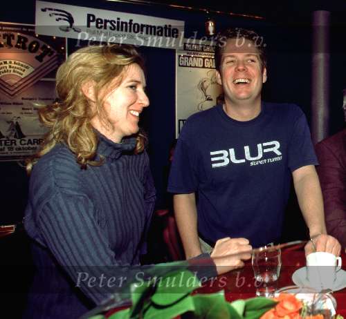 Thomas Acda samen met zijn vrouw