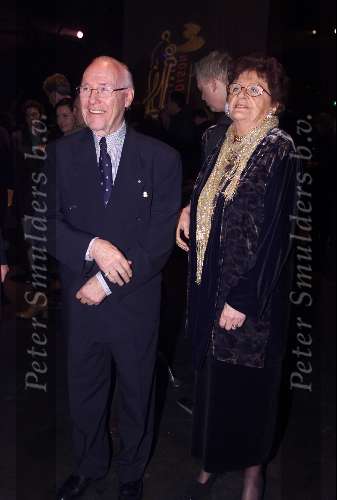 Amsterdam, 27 februari 2001
Uitreiking Edisons en Gouden Harpen
Eddy Christiani met vriendin