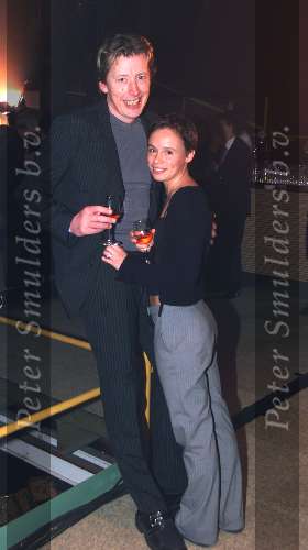 Amsterdam, 27 februari 2001
Uitreiking Edisons en Gouden Harpen
JAN ROT met vriendin