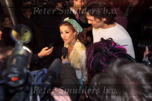 Den Haag, 24 februari 2001
Premiere film COSTA
Katja Schuurman tijdens intervieuw TV
