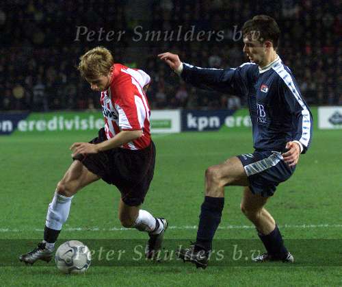 Eindhoven, 10 februari 2001
Kompetitie seizoen 2000/2001
PSV-AZ , eindstand 3-0 door 2 doelpunten Kezman en een penalty van Arnold Bruggink
KEZMAN