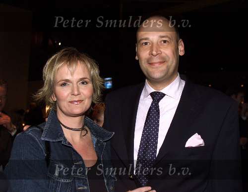 Amsterdam, 27 februari 2001
Uitreiking Edisons en Gouden Harpen
Marleen Houter met man