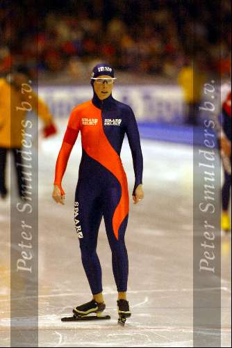 Heerenveen 22 december 2001
Skate  off wedstrijden voor Olympische spelen.
Annemarie Thomas
