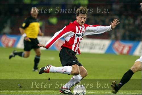 Eindhoven 30 januari 2002
PSV-Feyenoord voor de KNVB Beker
Arnold Bruggink