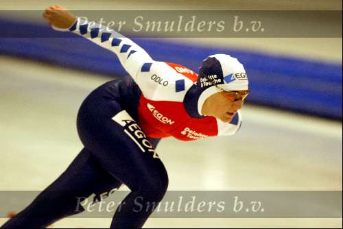 Heerenveen 22 december 2001
Skate  off wedstrijden voor Olympische spelen.
Barbara de Loor