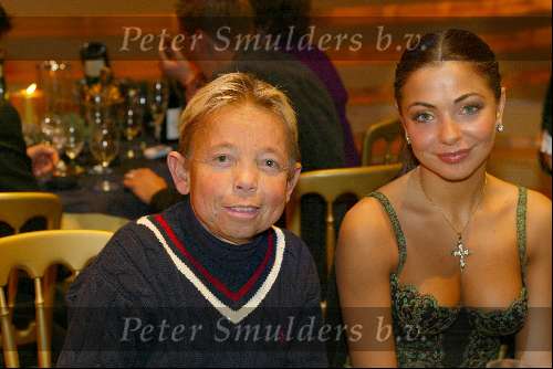 Amsterdam 21 december 2001
Uitreiking van de Rembrandt awards in de beurs van Berlage.
Bart de Graaf en Georgina Verbaan