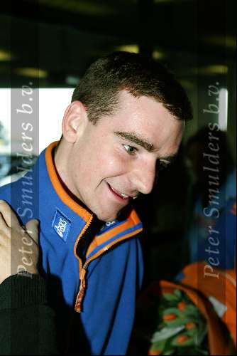 Schiphol 26 februari 2002
Terugkomst sporters van de Olympische winterspelen in Salt Lake city.
Bob de Jong