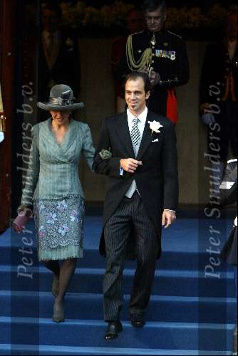 Amsterdam 2 februari 2002
Trouwen Prins Willem Alexander met Maxima
broer Maxima