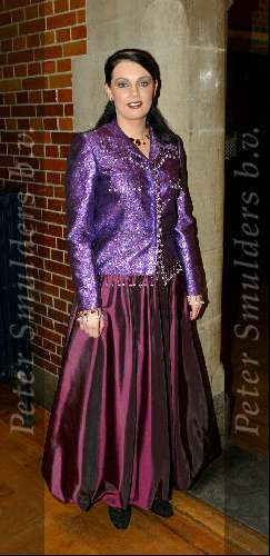 Amsterdam  1 janari 2002
Nieuwjaarsfeest Staatsloterijshow in de beurs van Berlage.
Erna Hemming