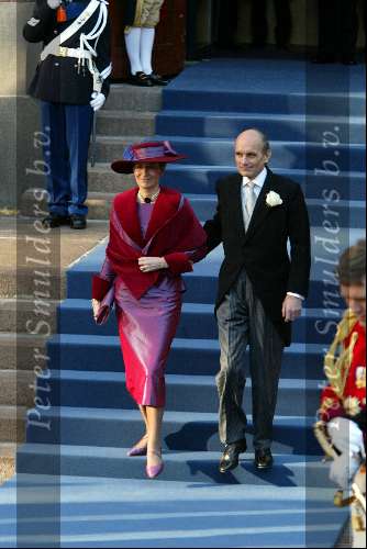 Amsterdam 2 februari 2002
Trouwen Prins Willem Alexander met Maxima
Frank Houben met vrouw