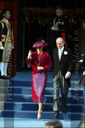Amsterdam 2 februari 2002
Trouwen Prins Willem Alexander met Maxima
Frank Houben met vrouw
