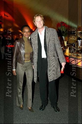 Amsterdam 14 februari 2002
Premiere Circus du Soleil bij Amsterdam Arena
Gijs Staverman met vriendin Pearl