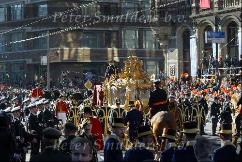 Amsterdam 2 februari 2002
Prins Willem Alexander en Maxima trouwen
gouden koets