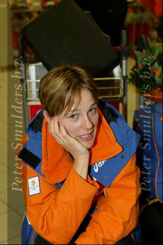 Schiphol 26 februari 2002
Terugkomst sporters van de Olympische winterspelen in Salt Lake city.
Marianne Timmer