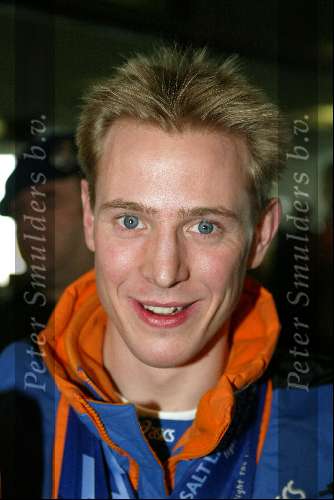 Den Haag 27 februari 2002
Huldiging Olympische sporters bij de koningin.
Jochem Uytdehaage