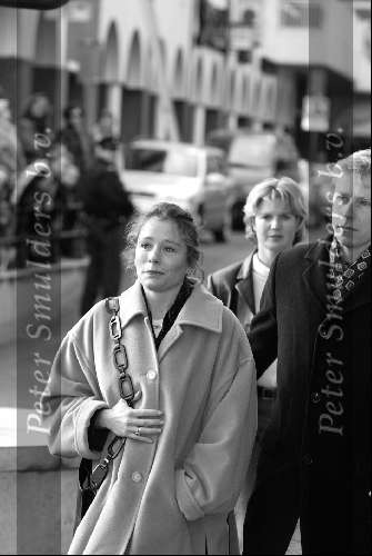 Scheveningen 27 januari 2002
Brunch van Maxima en Prins Willem Alexander in het Kurhaus. 
Jolande Adriaansens met man