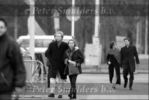 Den Haag 26 januari 2002
prins Willem Aleander en Maxima vrijgezellendag in Madurodam.  
Jolande adriaansens met man