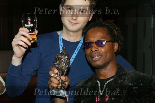Amsterdam 27 februari 2002
Uitreiking van de edison awards in de heineken music hall.
Juan Wells