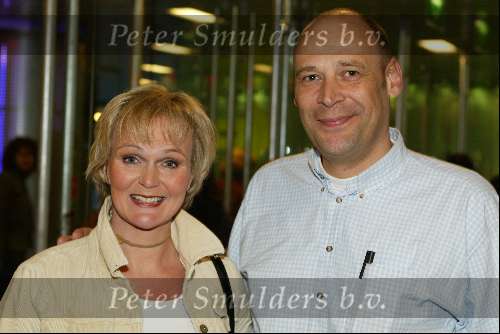 Amsterdam 27 februari 2002
Uitreiking Edison music awards in de heineken Music Hall.
Marleen Houter met man