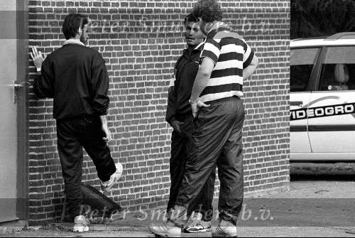 Eindhoven, 1990 Romario met Wit en Mart v d Heuvel