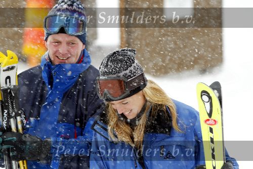 Sankt Moritz 6 februari 2002
Prins Willem Alexander en Prinses Maxima op huwelijksreis.