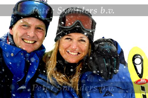 Sankt Moritz 6 februari 2002
Prins Willem Alexander en Prinses Maxima op huwelijksreis.