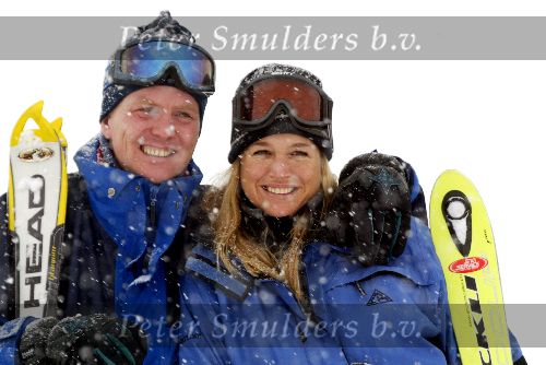 Sankt Moritz 6 februari 2002
Prins Willem Alexander en Prinses Maxima op huwelijksreis.