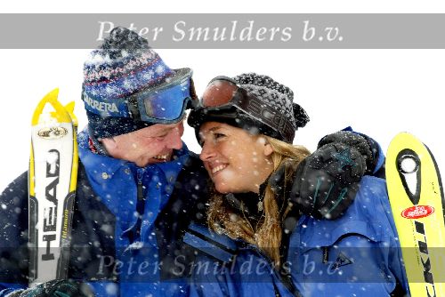 Sankt Moritz 6 februari 2002
Prins Willem Alexander en Prinses Maxima op huwelijksreis.