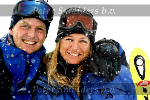 Sankt Moritz 6 februari 2002
Prins Willem Alexander en Prinses Maxima op huwelijksreis.