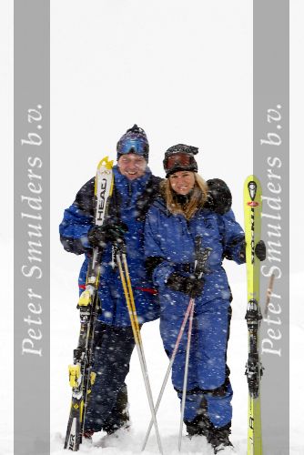 Sankt Moritz 6 februari 2002
Prins Willem Alexander en Prinses Maxima op huwelijksreis.