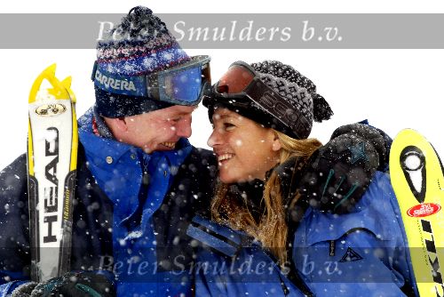 Sankt Moritz 6 februari 2002
Prins Willem Alexander en Prinses Maxima op huwelijksreis.