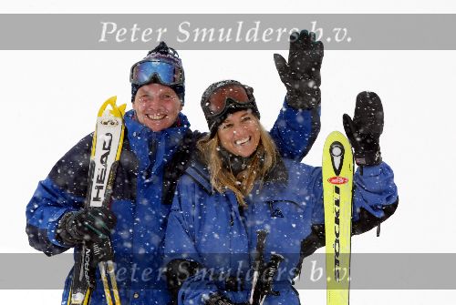 Sankt Moritz 6 februari 2002
Prins Willem Alexander en Prinses Maxima op huwelijksreis.