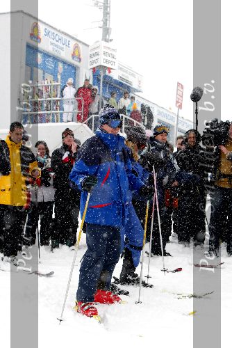 Sankt Moritz 6 februari 2002
Prins Willem Alexander en Prinses Maxima op huwelijksreis.