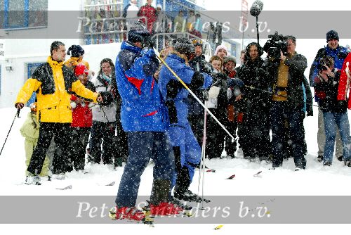 Sankt Moritz 6 februari 2002
Prins Willem Alexander en Prinses Maxima op huwelijksreis.