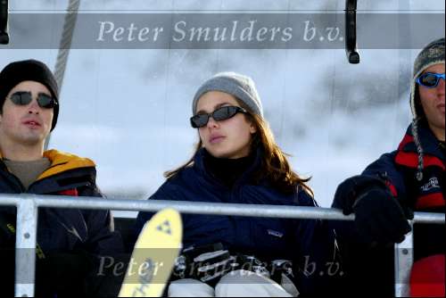 Zurs 17 februari 2002
Prinses Caroline v Monaco met baby en Prins Ernst van Hannover op ski\\\'s
prinses Charlotte van Monaco