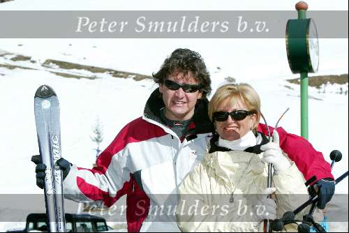 Zurs 17 februari 2002
Rene Froger en Anita Meijer
Wintersport Sneeuw