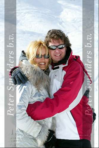 Zurs 17 februari 2002
Rene Froger en Natasja Froger 
Wintersport Sneeuw