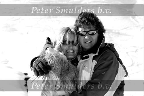 Zurs 17 februari 2002
Rene Froger en Natasja Froger 
Wintersport Sneeuw