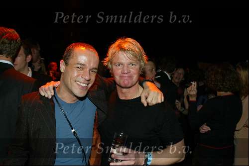 Amsterdam 27 februari 2002
Uitreiking van de edison awards in de heineken music hall.
Rob bolland en Stanley Burleson