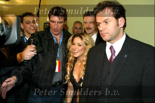 Amsterdam 27 februari 2002
Uitreiking Edison music awards in de heineken Music Hall.
Shakira