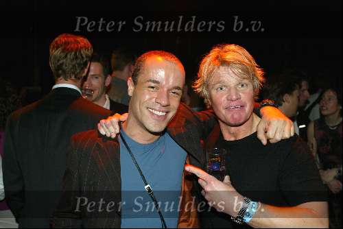 Amsterdam 27 februari 2002
Uitreiking van de edison awards in de heineken music hall.
Rob Bolland en Stanley Burleson