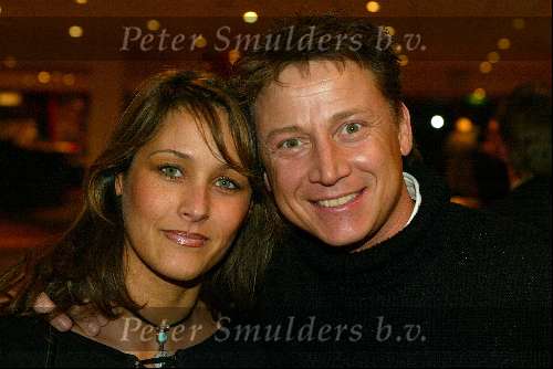 Bussum 24 februari 2003
Uitreiking van de gouden harpen
Armando Borsato met vriendin