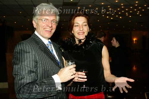 Bussum 24 februari 2003
Uitreiking van de gouden harpen
Ben Cramer met vrouw