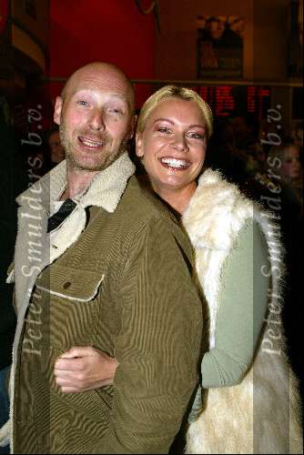 Amsterdam 13  februari 2003
Premiere ~Jackass in Pathe de Munt. 
Cindy Pielstroom met vriend