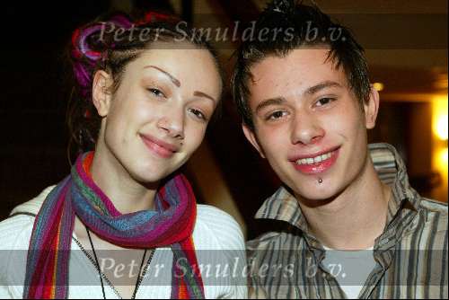 Bussum 24 februari 2003
Uitreiking van de gouden harpen
Dewie Idols met broer