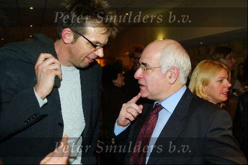 Bussum 24 februari 2003
Uitreiking van de gouden harpen
Jan Douwe Kroeske en Frits Spits