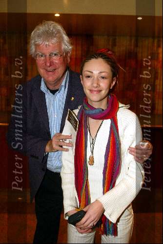 Bussum 24 februari 2003
Uitreiking van de gouden harpen
Dewie Idols met Gerard Cox