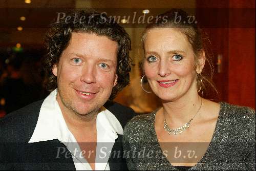 Bussum 24 februari 2003
Uitreiking van de gouden harpen
Henk Jan  Smits met vrouw